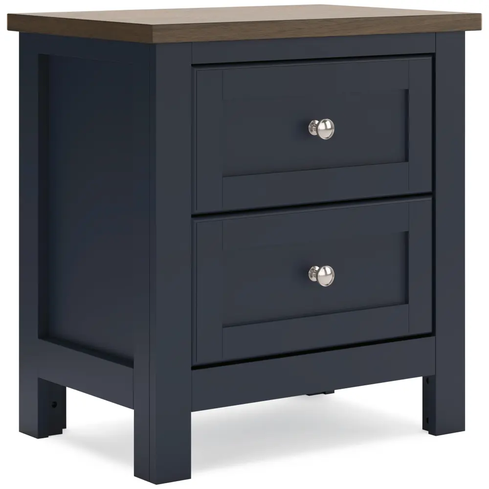 Diamond Modern Furniture Premium Design Landocken 2-Drawer Nightstand B414-92