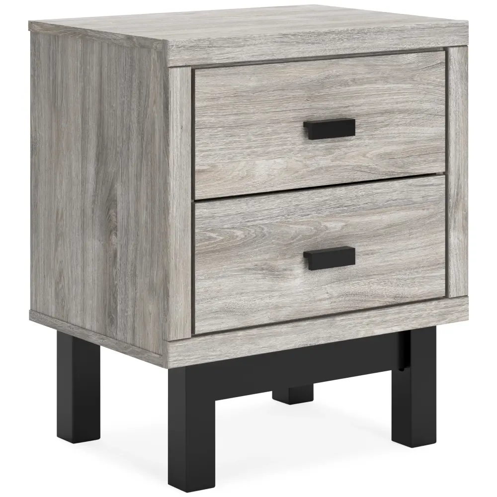 Diamond Modern Furniture Premium Design Vessalli 2-Drawer Nightstand B1036-92