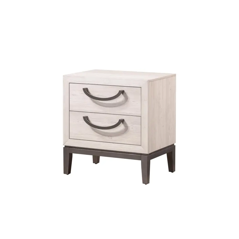 Diamond Modern Furniture CM Veda 2-Drawer Nightstand B3300-2