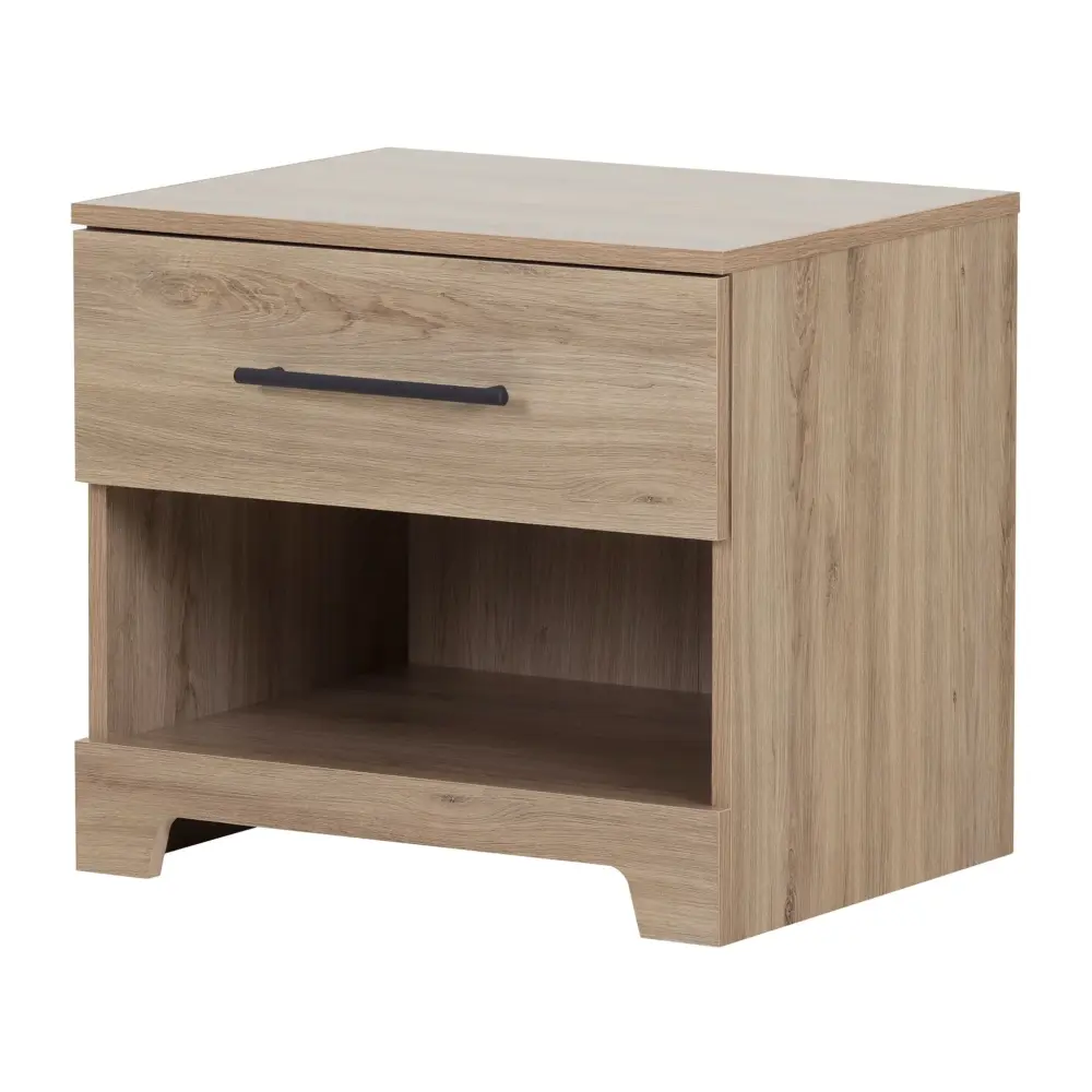 Jewelry Armoire 1-Drawer Nightstand - Primo Rustic Oak
