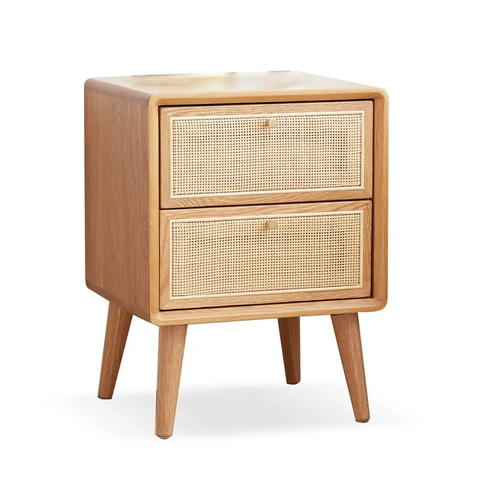 Jewelry Armoire Bedside Cabinet, Present-day Simple Nightstands European Beech