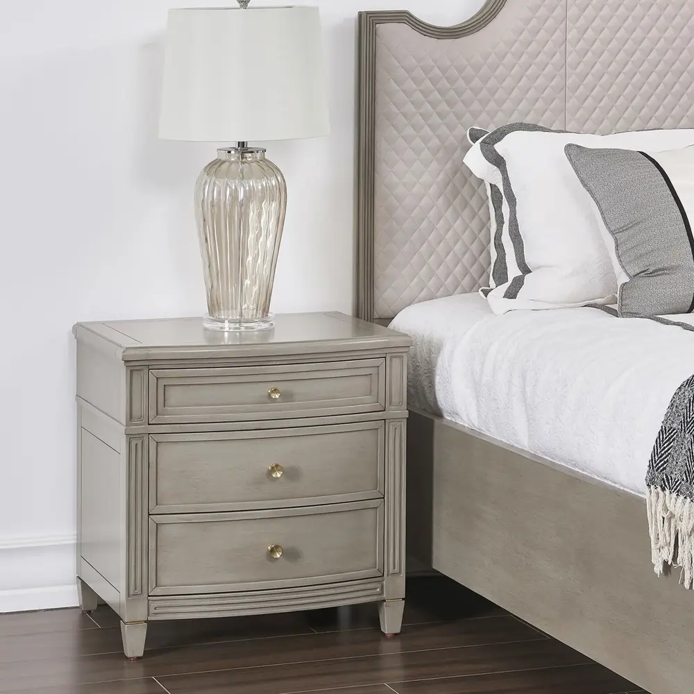 Jewelry Armoire Dauphin - 3 Drawer Accent End Table