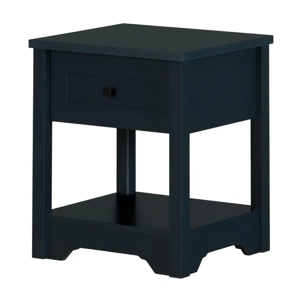 Jewelry Armoire Nightstand - Hazen Navy Indigo
