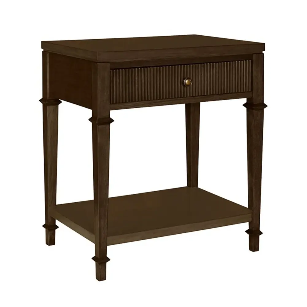 Kenna - Nightstand Storage - Ebony Coffee Guest Room