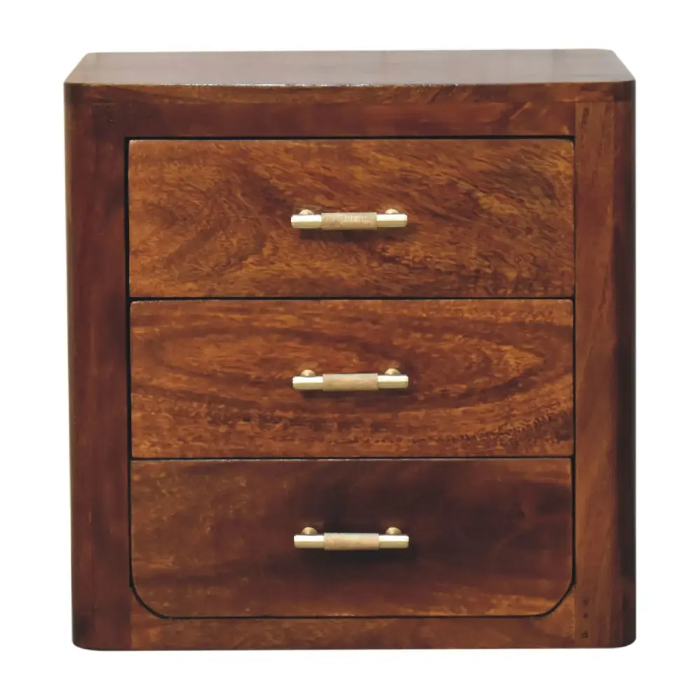 Luca - Nightstand - Chocolate Master Bedroom