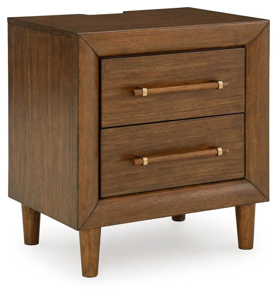Lyncott - Two Drawer Night Stand - Espresso