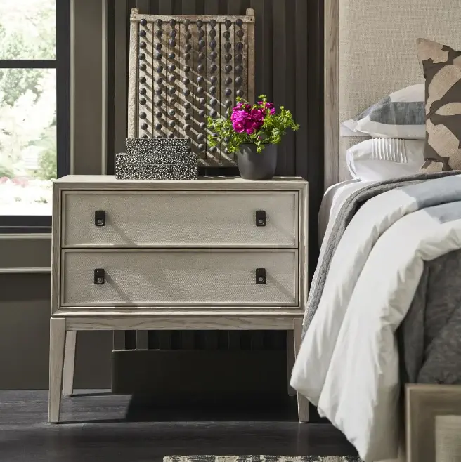 Presley Nightstand Fabric Headboard