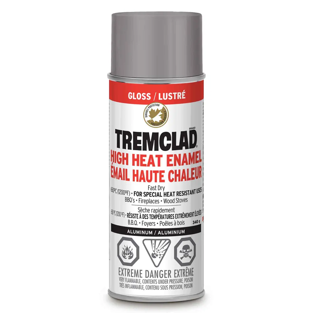 High Heat Enamel Alkyd Spray Paint Gloss Aircraft-grade, 340 g