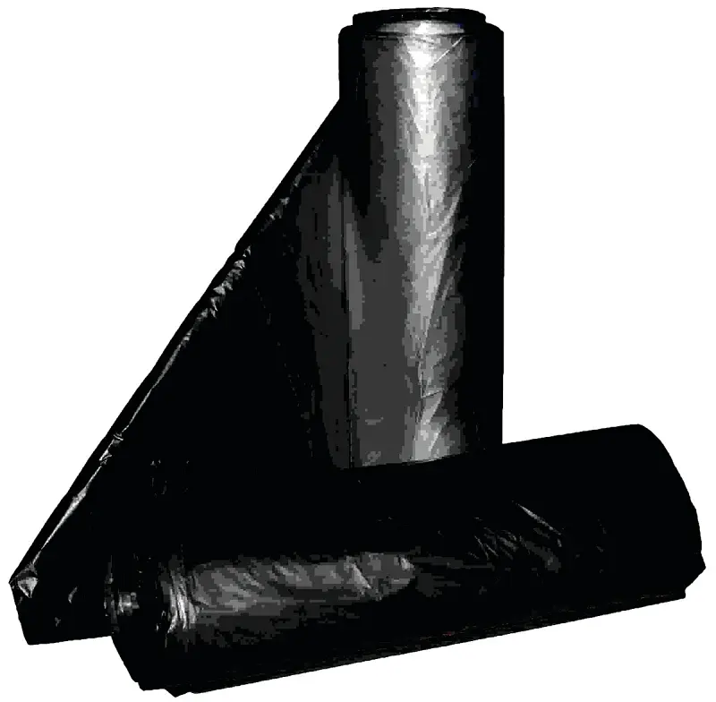 ALUF Plastics RCT-56XX Royal Crown Top Liner, 43 x 46 , 56 gal, Metalocene Blend, Jet-black