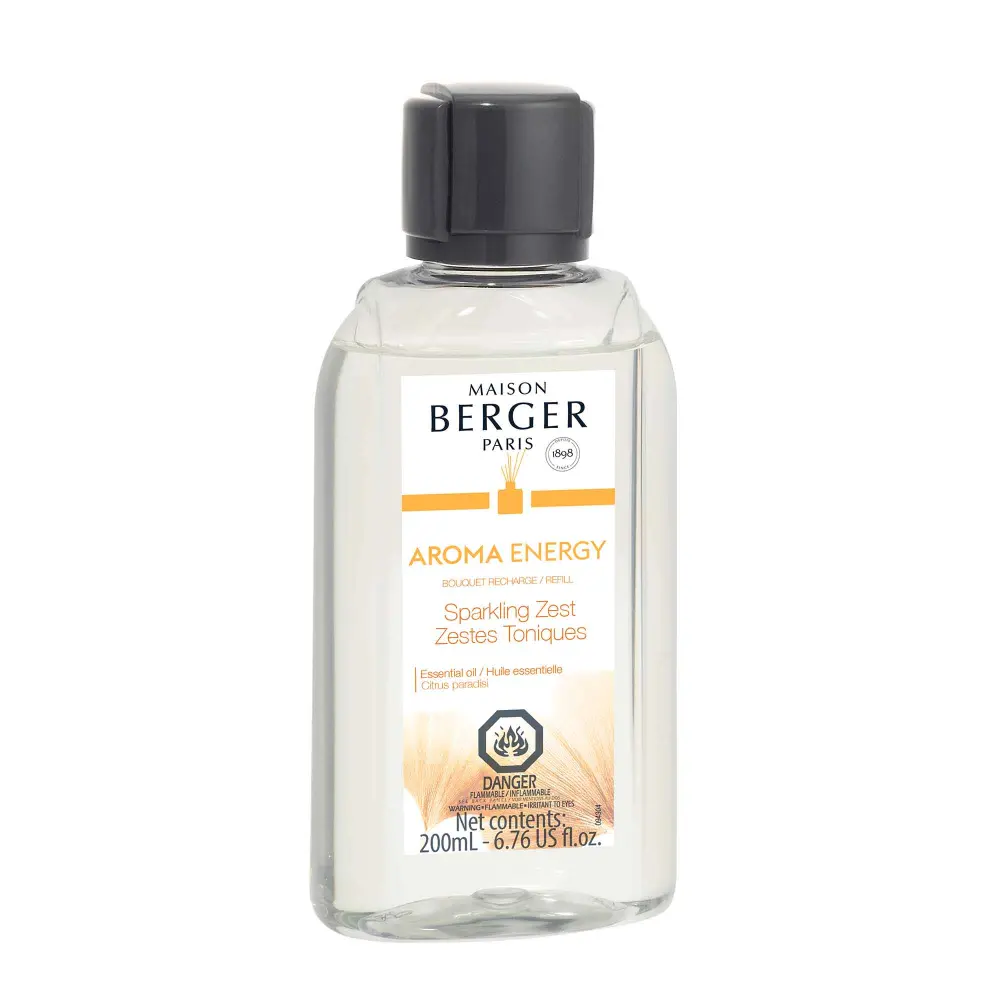 Aroma Energy Refill Reed Diffuser 200 ml, Sparkling Zest - 200 ml