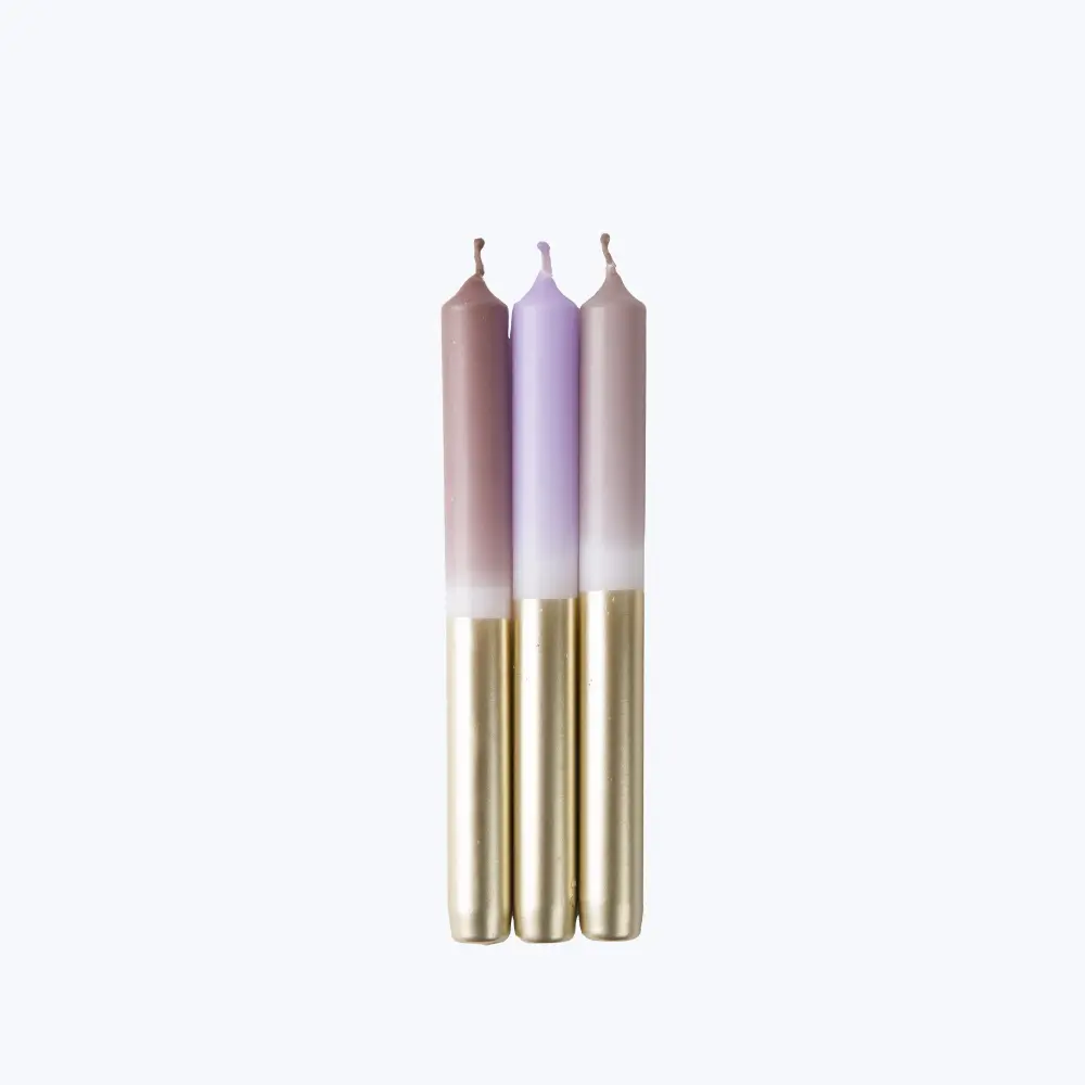 Dip Dye Bling-Bling Taper Candle Adjust, October Skies