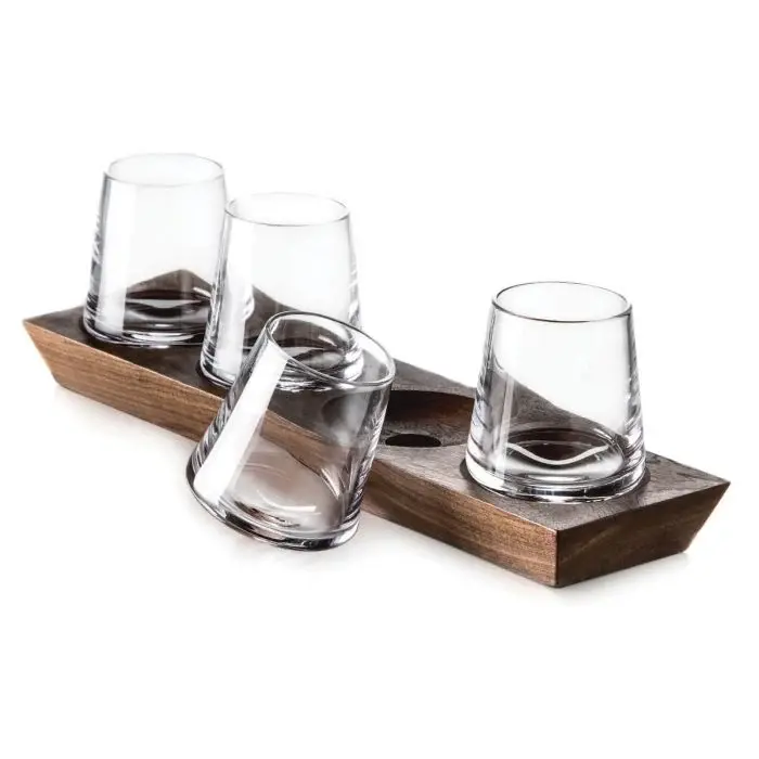 Ludlow Whiskey Adjust Wood Base