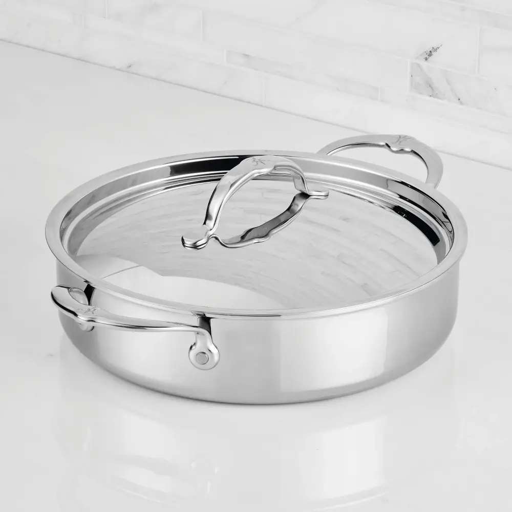ProBond® Luxe™ Professional Clad Stainless Alloy Braiser Lid, 3.5-Quart