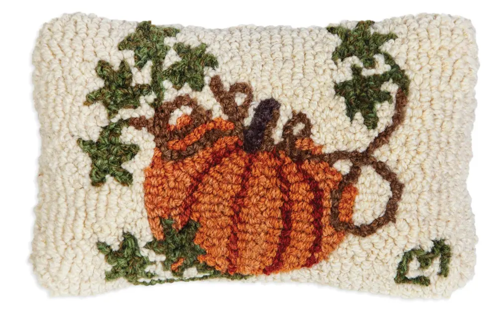 Cinderella Pumpkin Hand-Hooked Pillows Delicate Ornaments