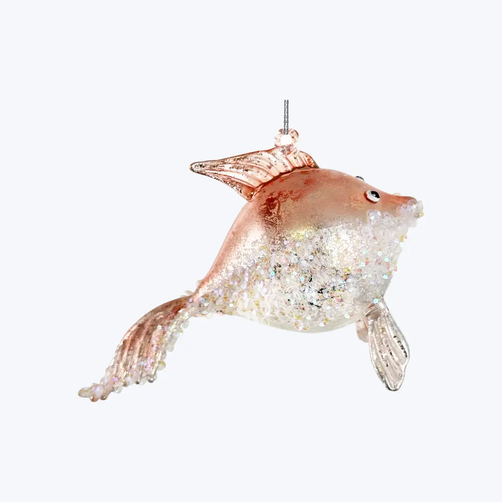 Color-Coated Glass Beaded Goldfish