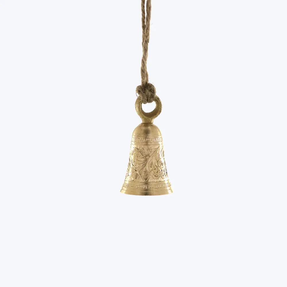 Gold-Plated Boheme Bell Ornament