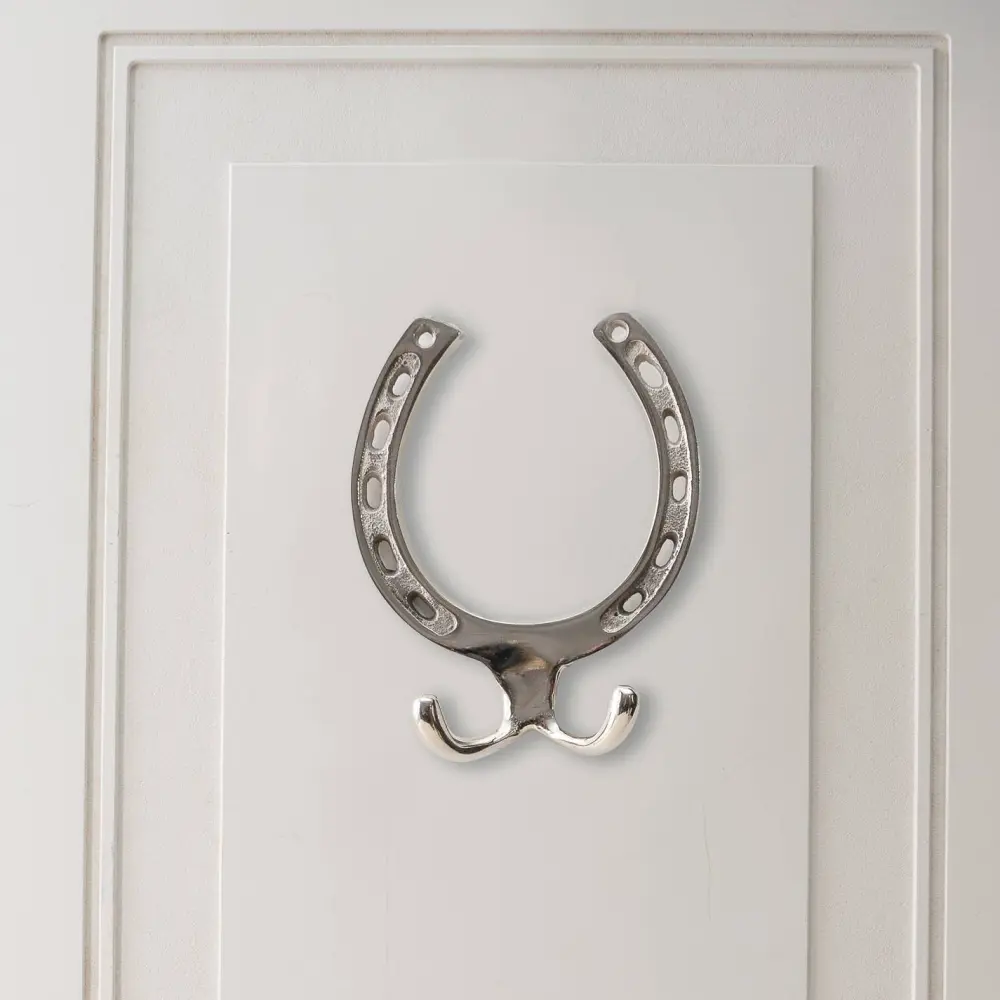 Sterling Horseshoe Wall Hook (Non-Tarnish)