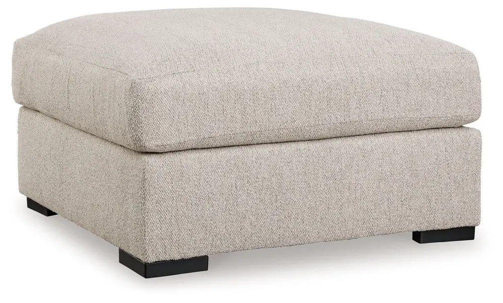 Ballyton - Voluminous Accent Ottoman - Sand Living Room