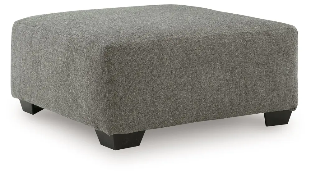 Clarington - Loose-fit Accent Ottoman - Greystone