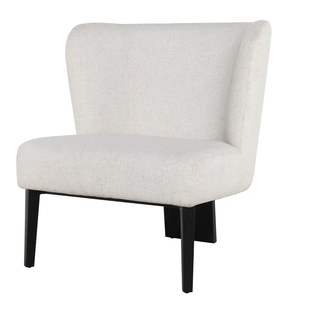 Divani Casa Ladean - Sleek White Accent Chair