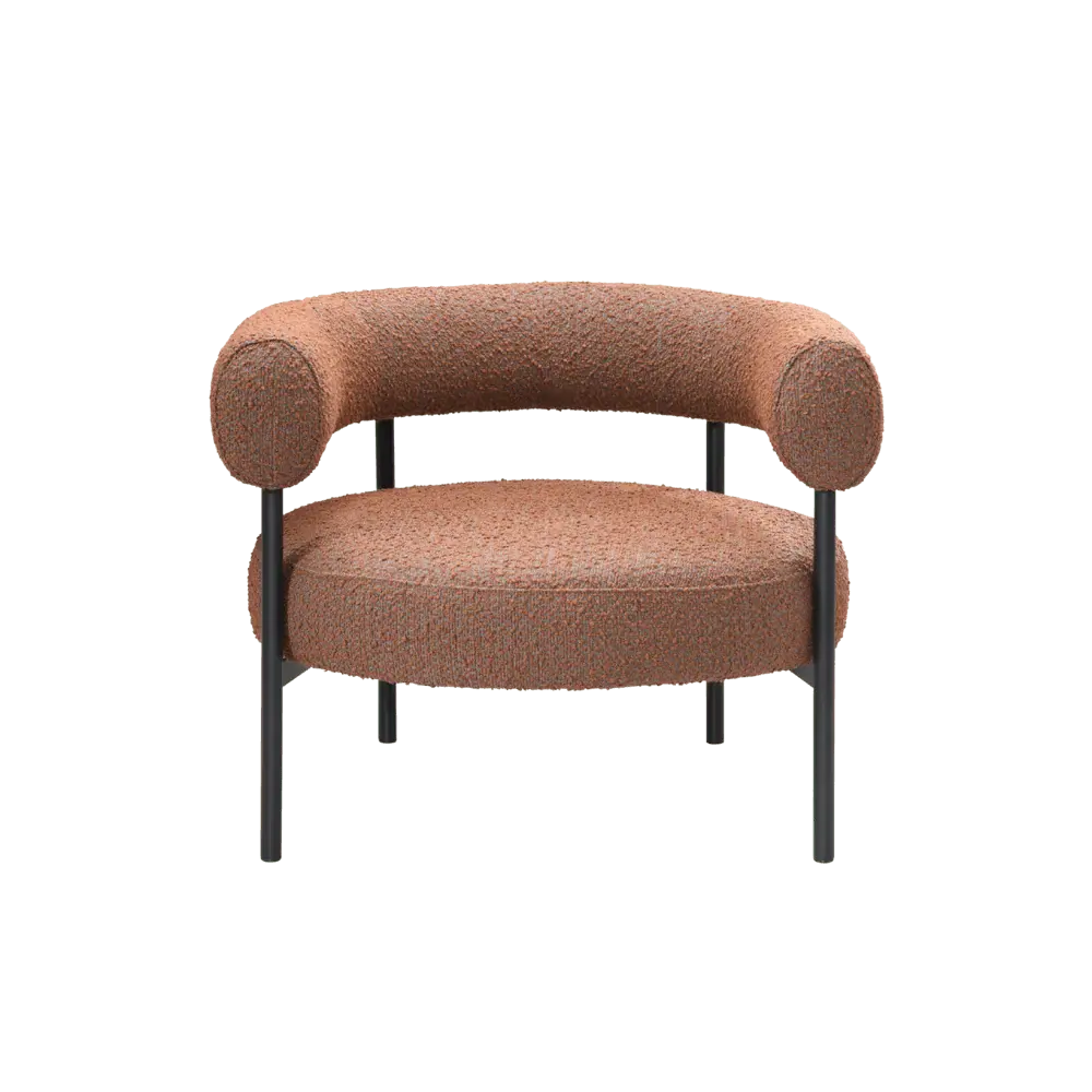 Eclipse Occasional Chair (Crib 5) - Burnt Coral