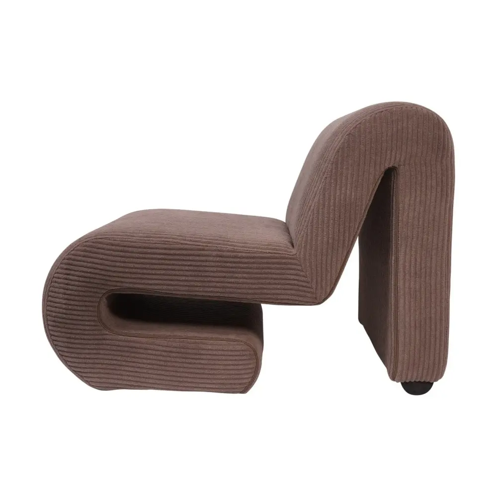 Ellis Corduroy Occasional Chair - Espresso