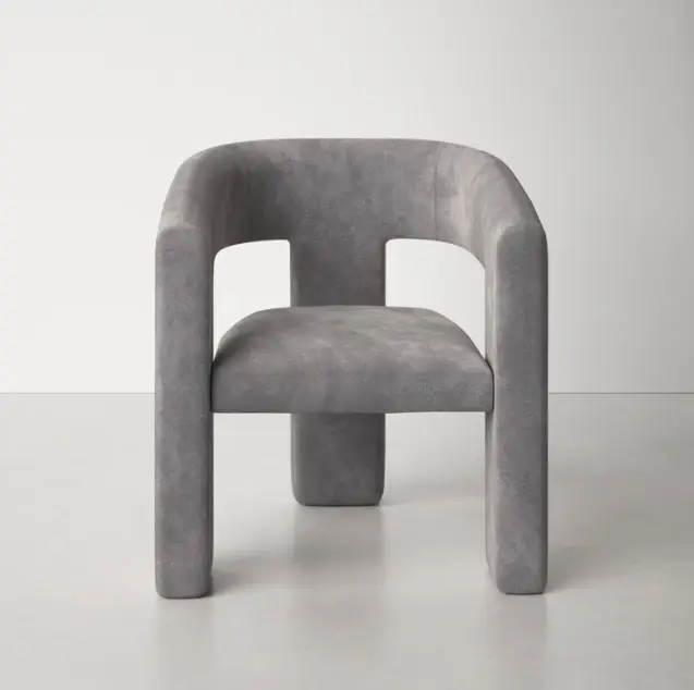Elo Accent Chair, Cushiony Grey