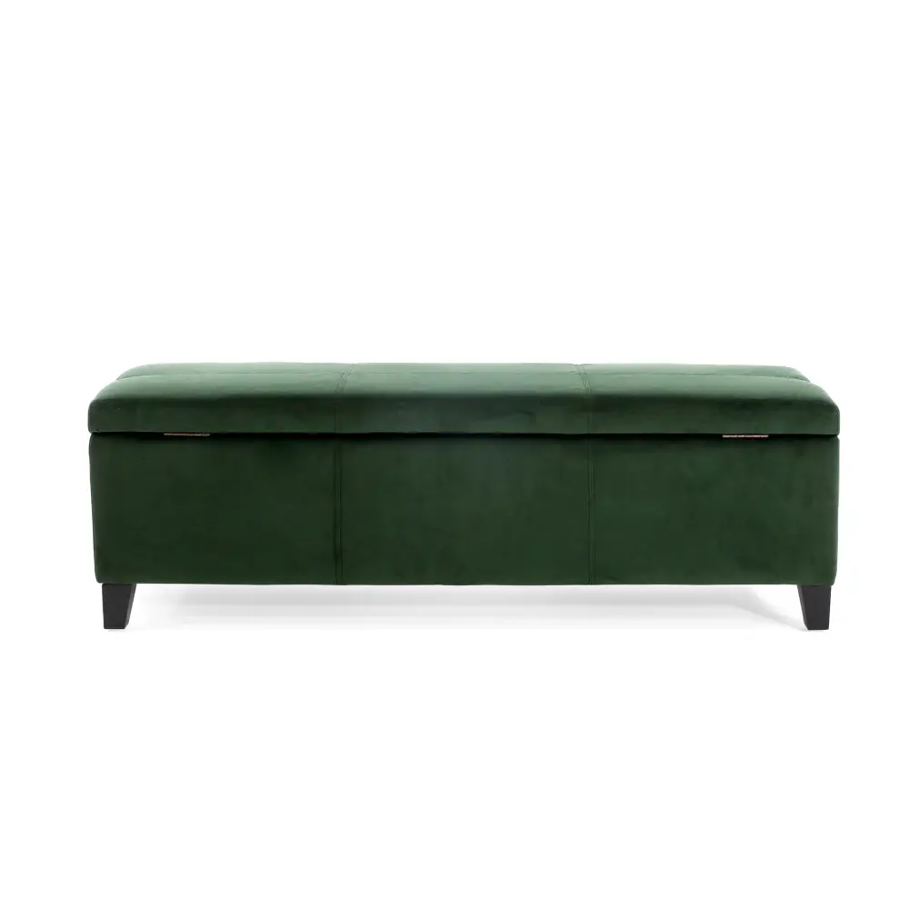 Glouster - Storage Ottoman - Retro Emerald Scandinavian Design