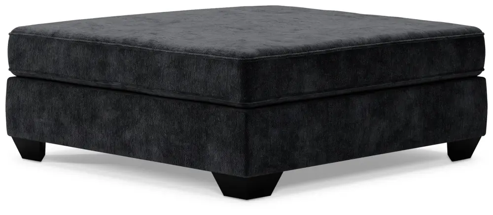 Lavernett - Voluminous Accent Ottoman - Charcoal