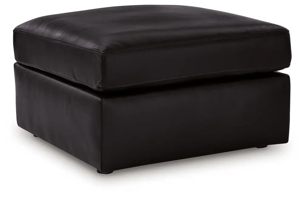 Modmax II - Ample Accent Ottoman - Black UL Certified Wood Finish