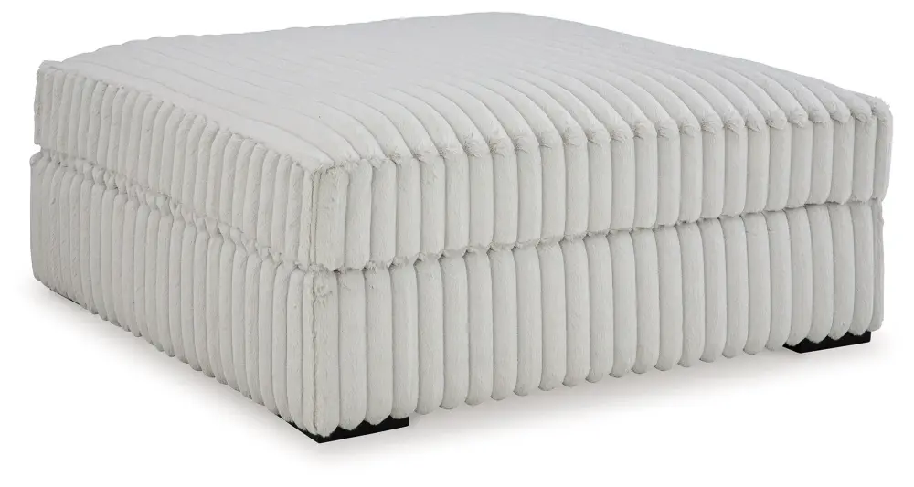Stupendous - Bulky Accent Ottoman - Alloy | Rustic Finish