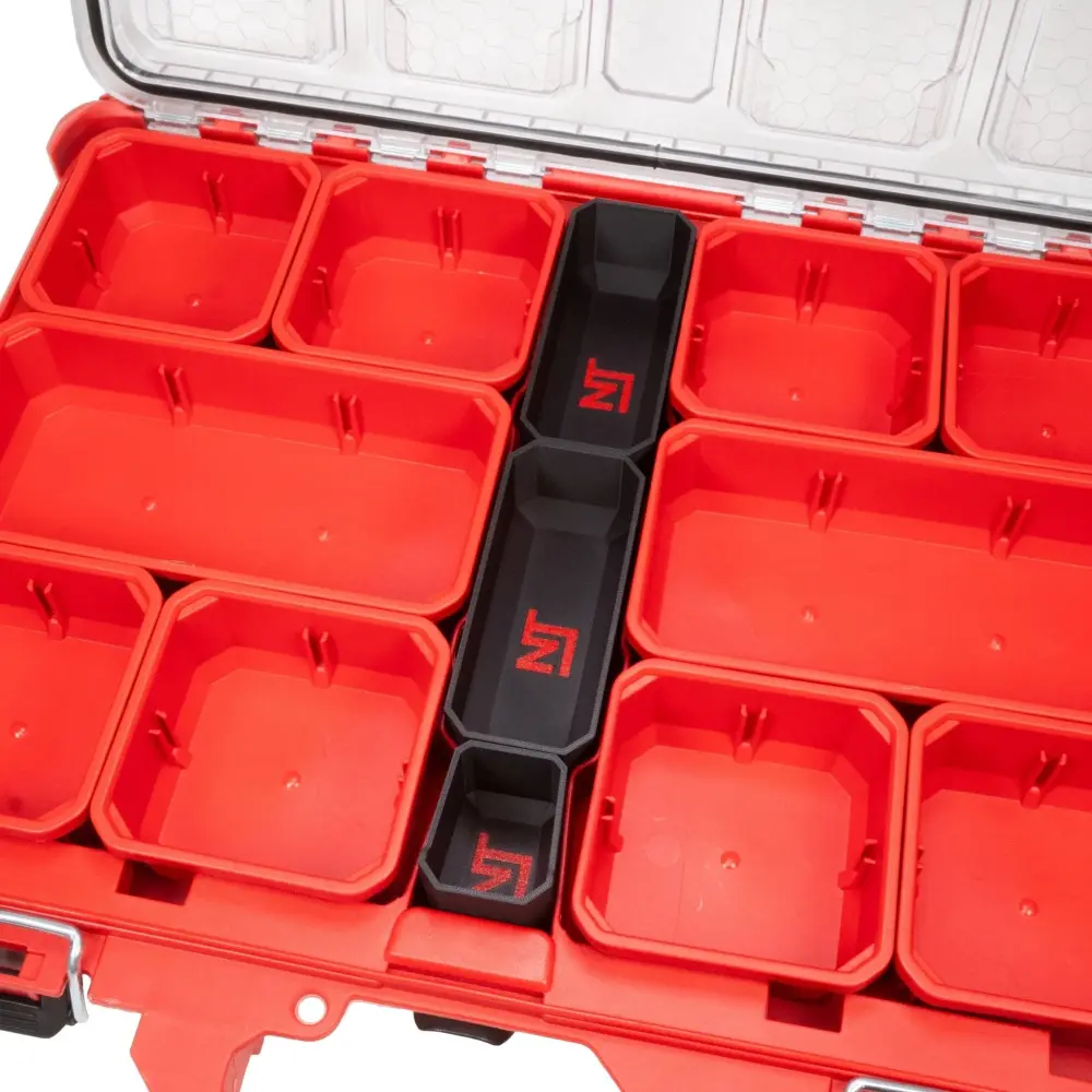 Center Bins Milwaukee Low-Profile PACKOUT Organizer BPA-Free