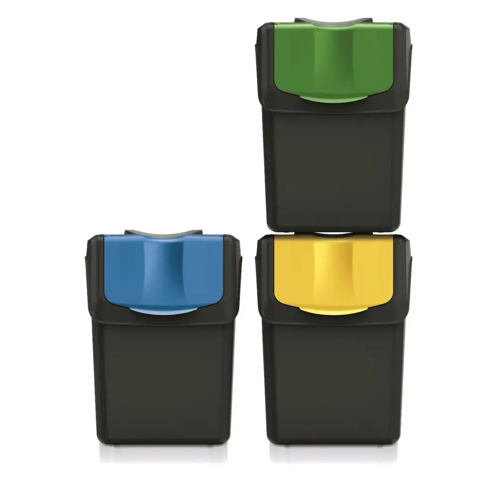 Touchless Automatic Keden SORTI BOX Sorting Waste Bin Place Trash Can 3 x 20L Recycling