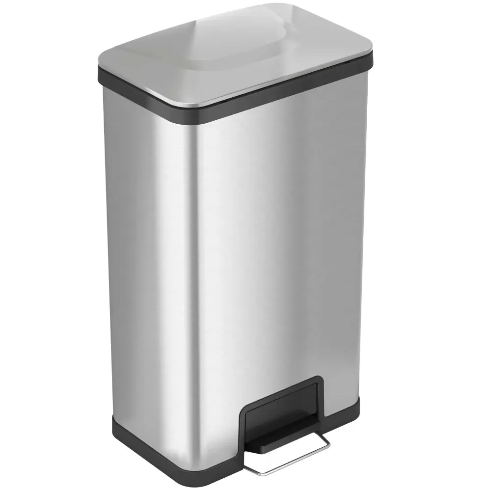 68 Liter / 18 Gallon AirStep Non-corrosive Steel Step Kitchen Trash Can AbsorbX Odor Filter BPA-Free