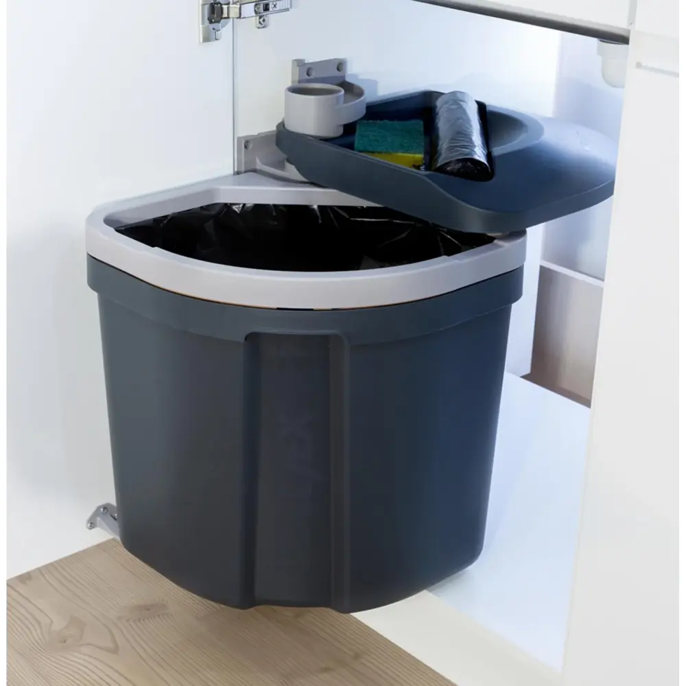 Outdoor Heavy Duty nobilia Built- waste collector "Euro Flexx" AS9450 37 cm