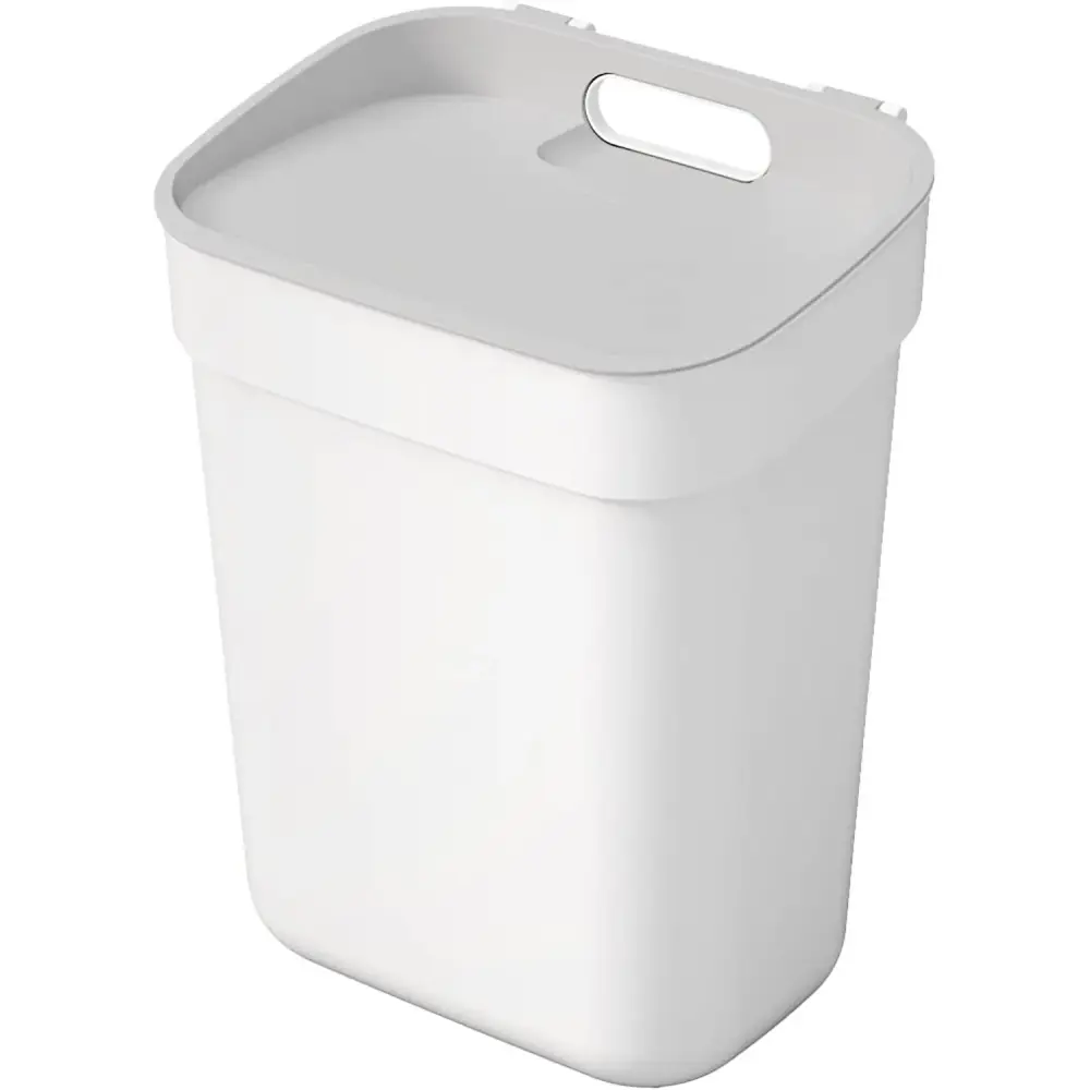 Touchless Kitchen Curver Ready to Collect Sorting Waste Bin 10L White Garbage Can Stackable Recycling Segregation Comfort-...