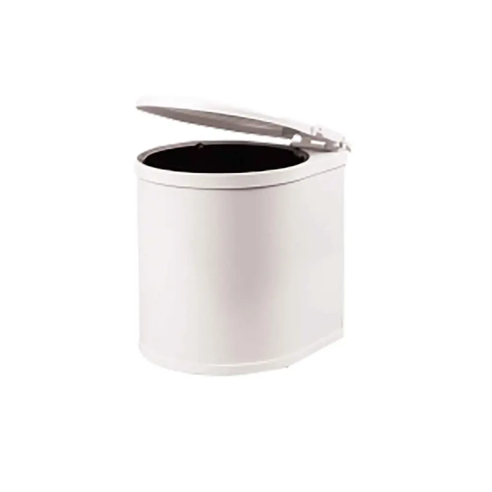 Trash Master Waste Bin Ivory, 9.46 L