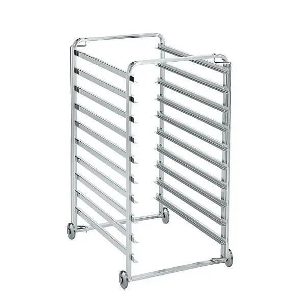 Electrolux Adjustable Professional 10 Tray Rack wheels, Half Sheet Pans, 2 ½" (65mm) pitch 101 ovens and blast chill...