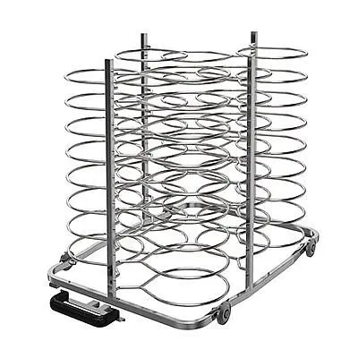 Electrolux Original Professional Banquet rack wheels holding 51 plates 102 oven and blast chiller freezer, 75mm pitch (3&q...