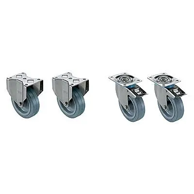 Electrolux Professional EMPower Kit 4 wheels - 2 swiveling brake - it is mandatory to install base back and wheels, 206135