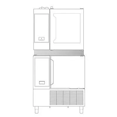 Electrolux Professional Stacking kit gas 61 oven placed on gas 61 oven, 922622