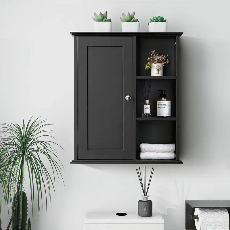 SJ-STARJANE 24 . W x 7 . D x 28 . H Wall Bathroom Cabinet Over Toilet Storage