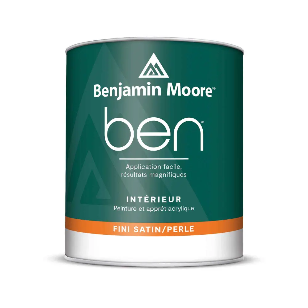 Ben Interior Paint and Primer Satin / Pearl Base 1, 946 ml