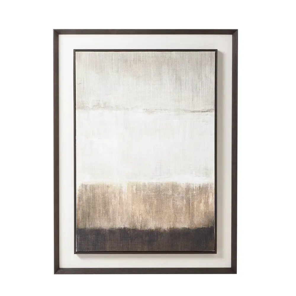 Extra Large Moderno Painting on Linen Frame - Brown