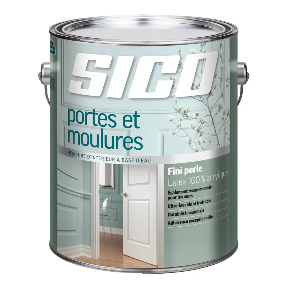 Interior painting doors and mouldings Pearl finish, Base Medium 3.78 l