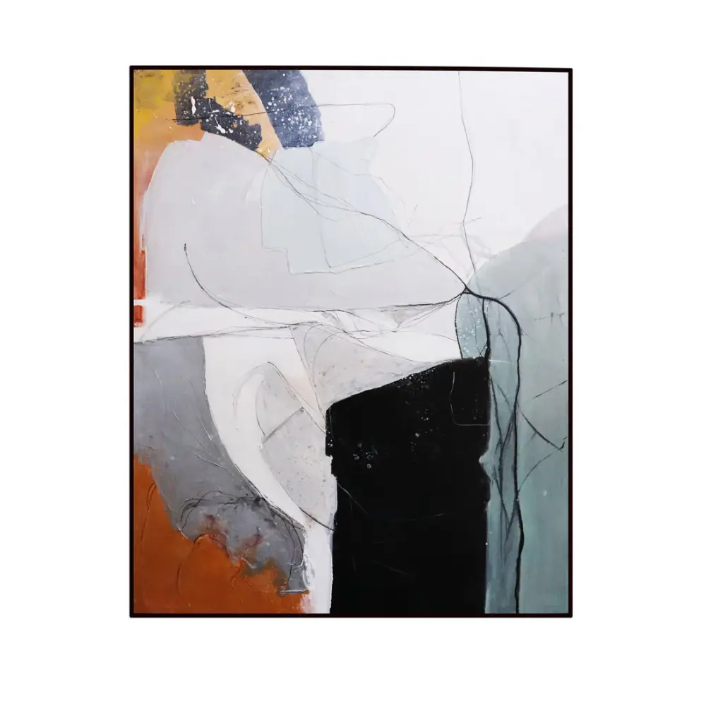 Seafoam Hand Painted Oil Painting Stretched Canvas