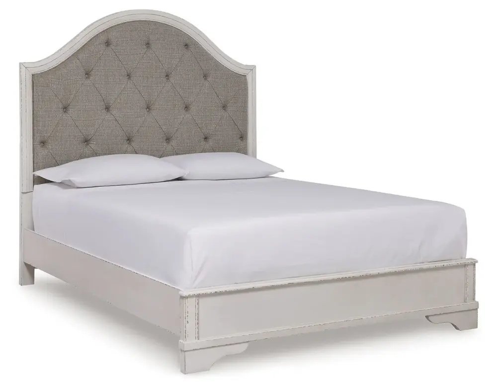 Blendon - Upholstered Panel Bed 14 Inch Height