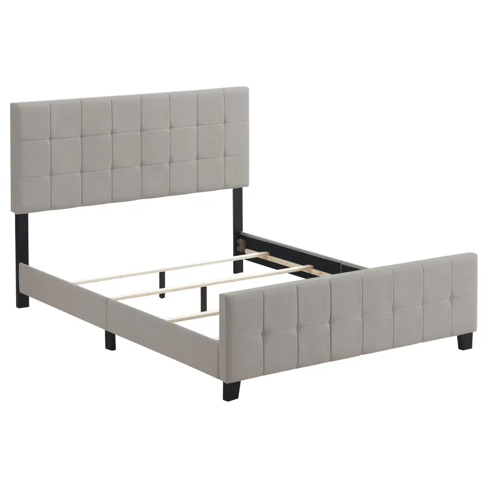 Diamond Modern Furniture COA Fairfield King Upholstered Panel Bed 305952KE