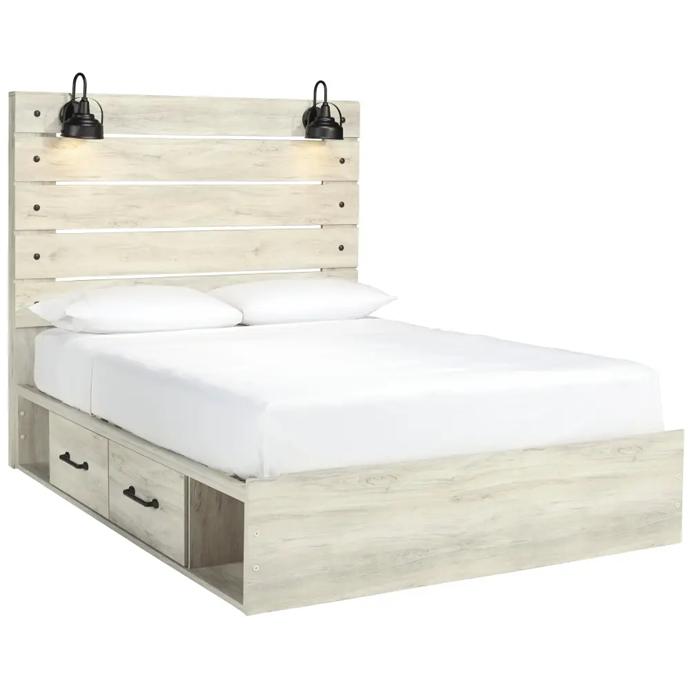 Diamond Modern Furniture Exclusive Design Cambeck Queen Panel Bed Storage B192-57/B192-54/B192-160/B100-13