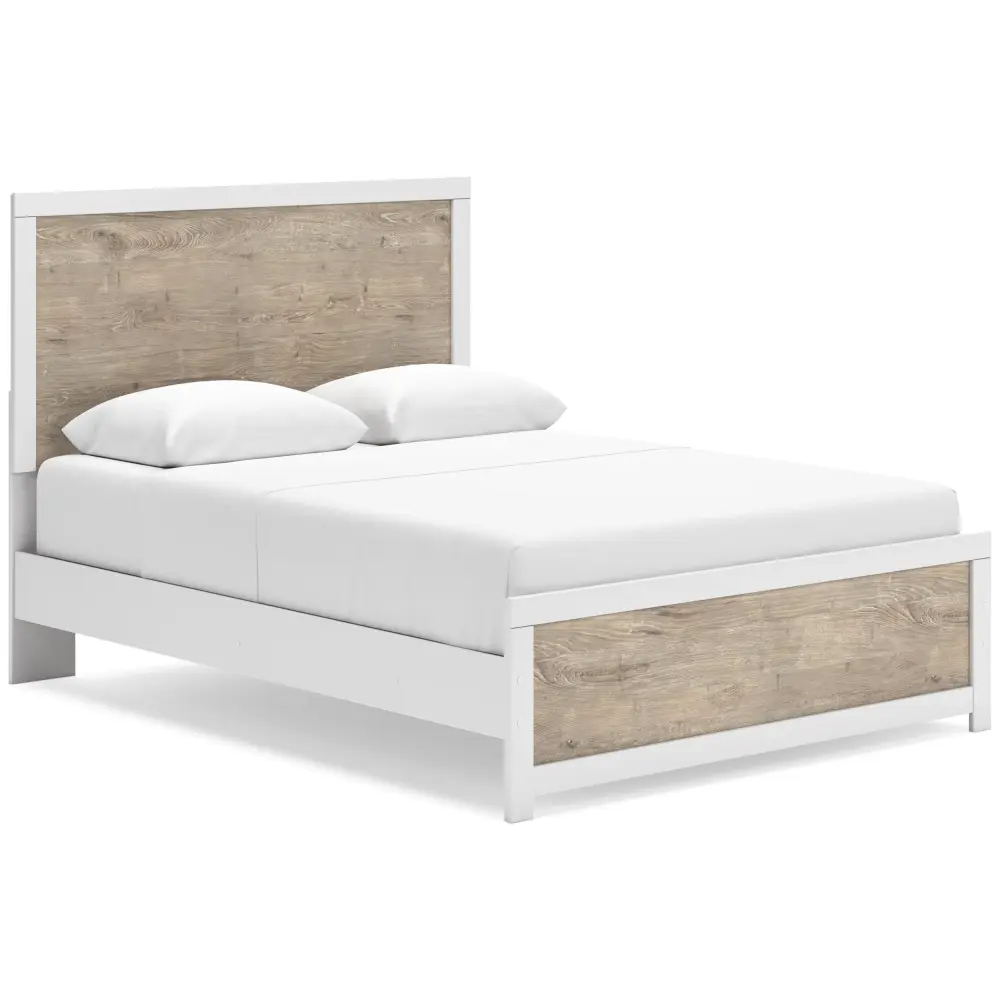 Diamond Modern Furniture Exclusive Design Charbitt Queen Panel Bed B2035-71/B2035-96